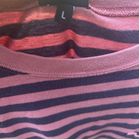 OnlyNY Striped Mens Large Crew Neck Shirt - Picture 3 of 7
